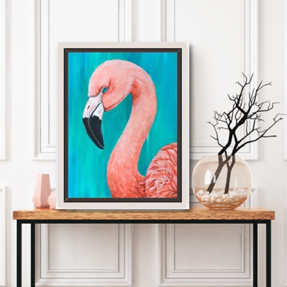 Pretty in Pink by Patti Suzette, Framed & Signed
